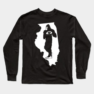 Illinois Bigfoot Long Sleeve T-Shirt